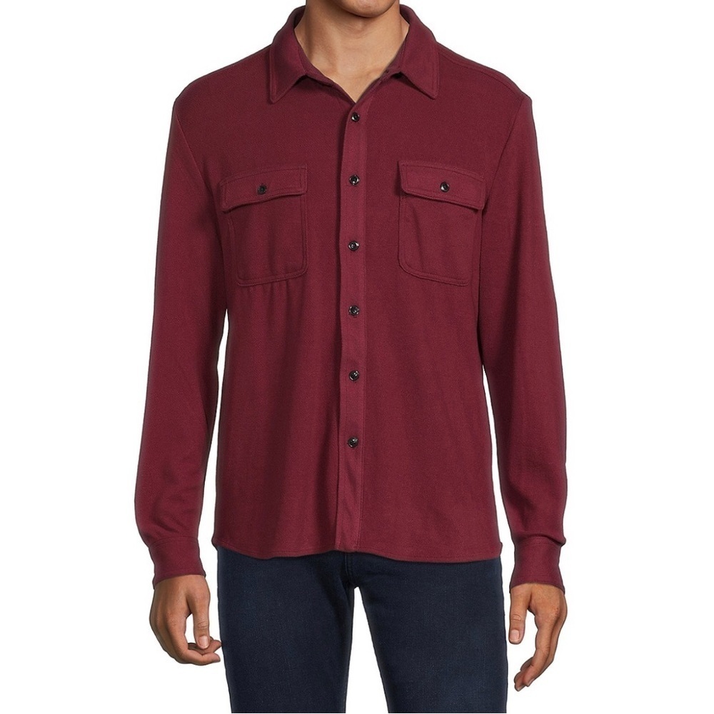 For The Republic Mens Button Down Long Sleeve Shirt Sz XL